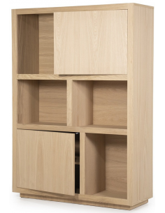 Vitrineskab egetræ 2