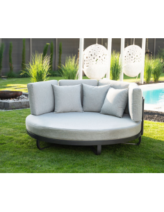 Rund solseng daybed dobbelt Havemøbler 2