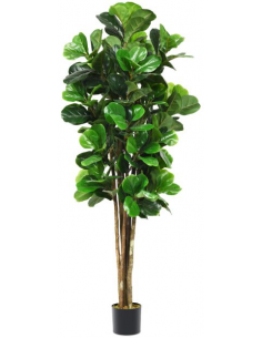 kunstigt kunstige træer ficus lyrata violinfigen figentræ indendørs figenplante