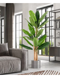 kunstige planter bananpalme palme indendørs 2