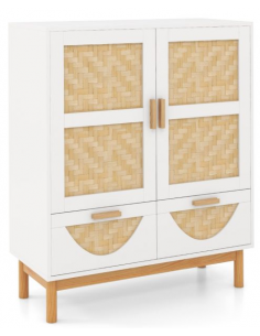 køkken skænk i træ hvid