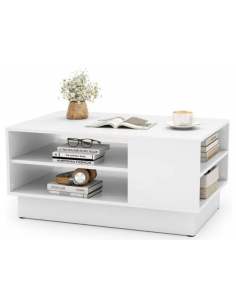 sofabord med opbevaring træ eg opbevaring stuemøbler