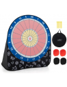 Jumbo dartboard i PVC og fiberstænger H162 x B145 x D132 cm - Sort