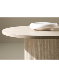 rundt sofabord travertin sten marmor 2