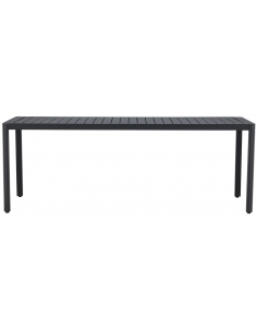 havebord sort aluminium 2