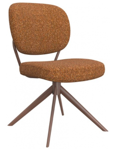 spisebordsstol drejefunktion drejefod boucle stof