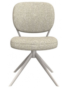 spisebordsstol drejefunktion drejefod boucle stof 2