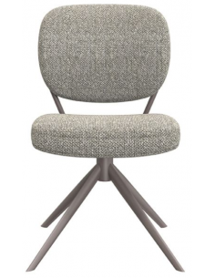 spisebordsstol drejefunktion drejefod boucle stof 2