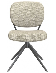 spisebordsstol drejefunktion drejefod boucle stof 2