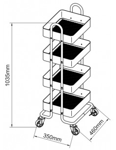 serveringsvogn køkkenvogn 2