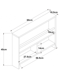 væghylde hylde stue soveværelse kontor entre badeværelse gallerihylde 2