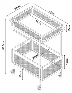 serveringsvogn køkkenvogn 2
