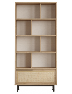 bogreol reol stue soveværelse kontor entre badeværelse stålreol