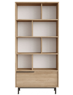 bogreol reol stue soveværelse kontor entre badeværelse stålreol