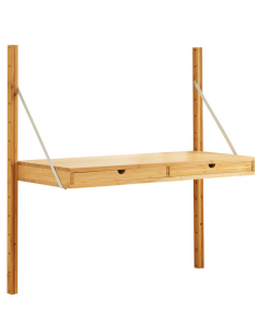 vægreol væghylde hylde væghængt skrivebord soveværelse kontor