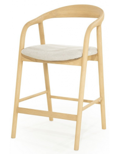 barstol i træ eg egetræ asktræ moderne design skandinavisk