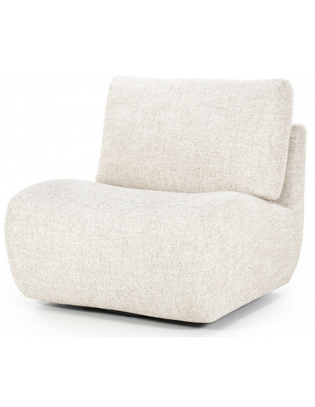 lænestol beige moderne nordisk design skandinavisk drejefod drejefunktion