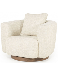 lænestol boucle moderne nordisk design skandinavisk drejefod drejefunktion