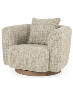 lænestol boucle moderne nordisk design skandinavisk drejefod drejefunktion