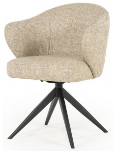 spisebordsstol med armlæn og drejefod drejefunktion moderne nordisk design skandinavisk