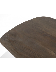 Spisebord bæredygtigt træ mangotræ brun 2