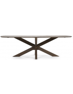 Spisebord bæredygtigt træ mangotræ brun