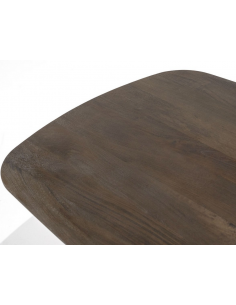 Spisebord bæredygtigt træ mangotræ brun 2