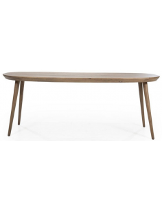 Spisebord egetræ eg træ ovalt ovale