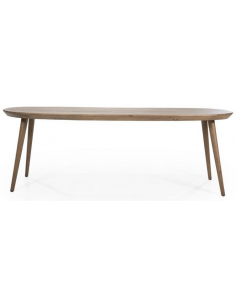 Spisebord egetræ eg træ ovalt ovale