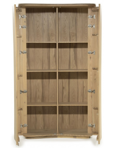 vitrineskab vitrine træ eg egetræ 2