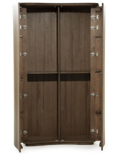 vitrineskab vitrine træ eg egetræ 2