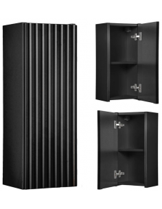 skab vægskab til badeværelset sort