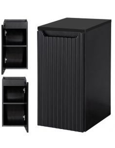 skab vægskab til badeværelset sort