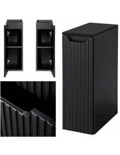 skab vægskab til badeværelset sort