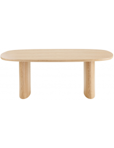 ovalt spisebord træ 2