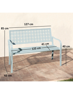 havebænk havemøbler haveindretning 2