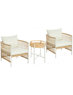 loungesæt havemøbler loungestol havestole udendørsmøbler bistrosæt 2