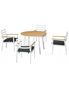spisebordssæt udendørs havemøbler havebord med havestole