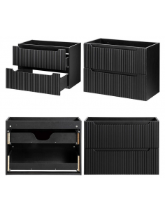 underskab til vaske eg billigt håndvaske badeværelse sort skuffer 2