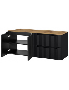 underskab til vaske eg billigt håndvaske badeværelse sort skuffer eg