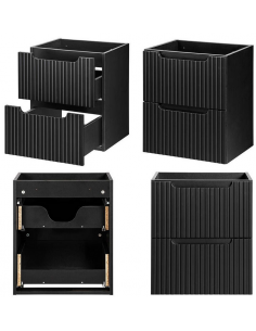 underskab til vask eg billigt håndvask badeværelse sort skuffer 2