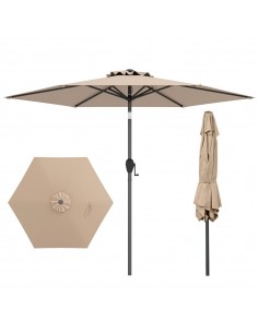 parasol lysebrun