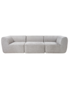 sofa modulsofa moduler moderne design stof grå