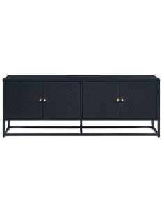 moderne tvbord opbevaring stuemøbler sort 2