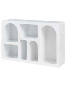 moderne reol opbevaring stuemøbler hvid 2