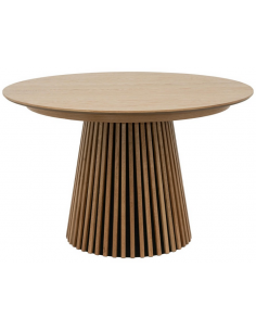 rundt spisebord med udtræk eg træ egetræ 120