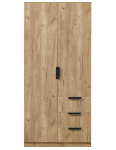 klædeskab træ eg skab soveværelse garderobe