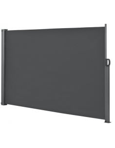 Sidemarkise markise gulv grå sort terrasse afskærmning