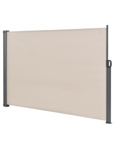 Sidemarkise markise gulv grå sort terrasse afskærmning