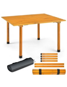 transportabelt campingbord strandbord havebord camping klapbart campingudstyr